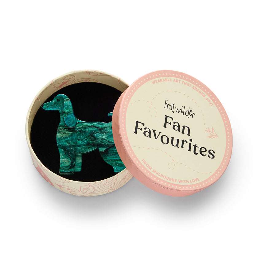 Ainslee the Afghan Hound Brooch