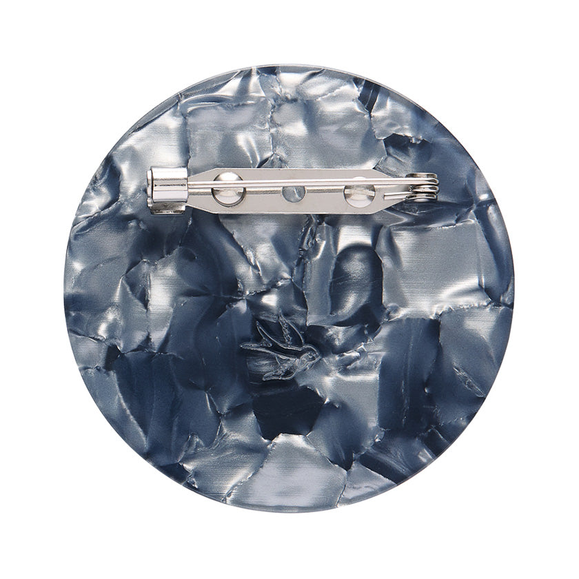 Tiny Blue Dot Brooch