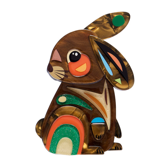 Milo the Bunny Brooch