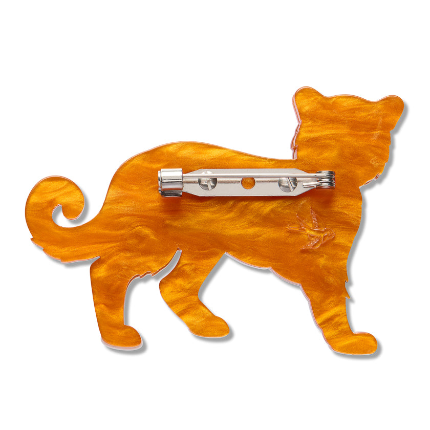 Amur Leopard Brooch