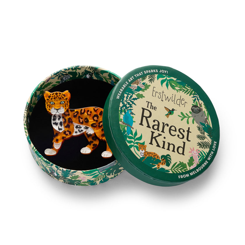 Amur Leopard Brooch