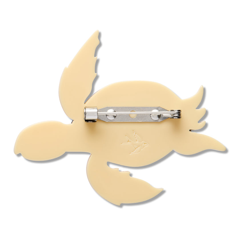 Hawksbill Turtle Brooch