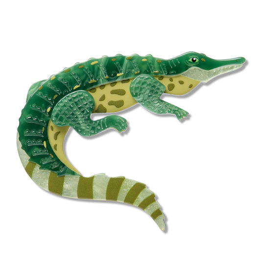 Siamese Crocodile Brooch