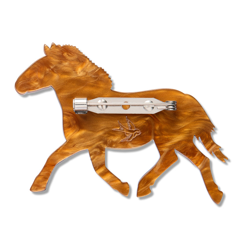 Takhi Wild Horse Brooch