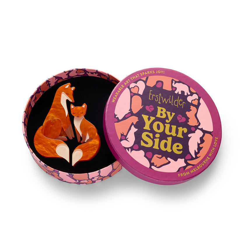 Through the Thicket Brooch Pair