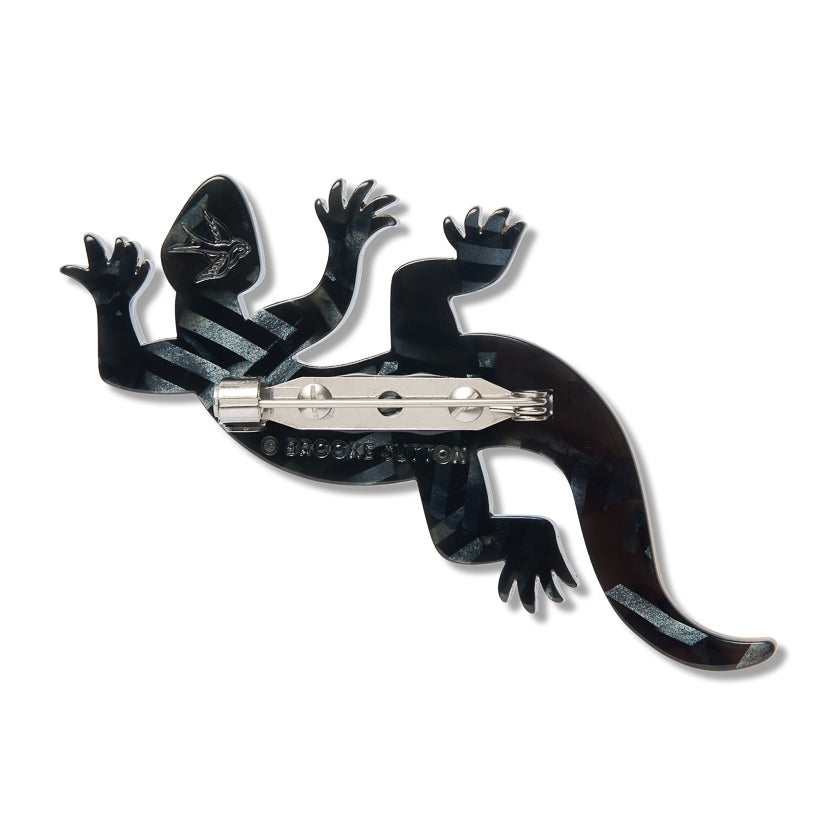 Jurutu (Lizard) Brooch