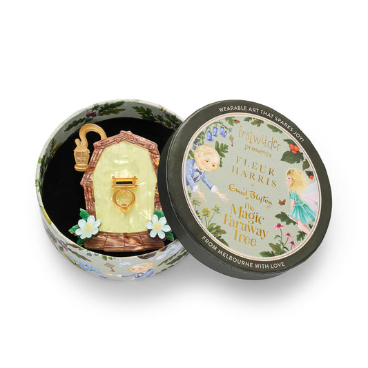 Silky's Door Brooch