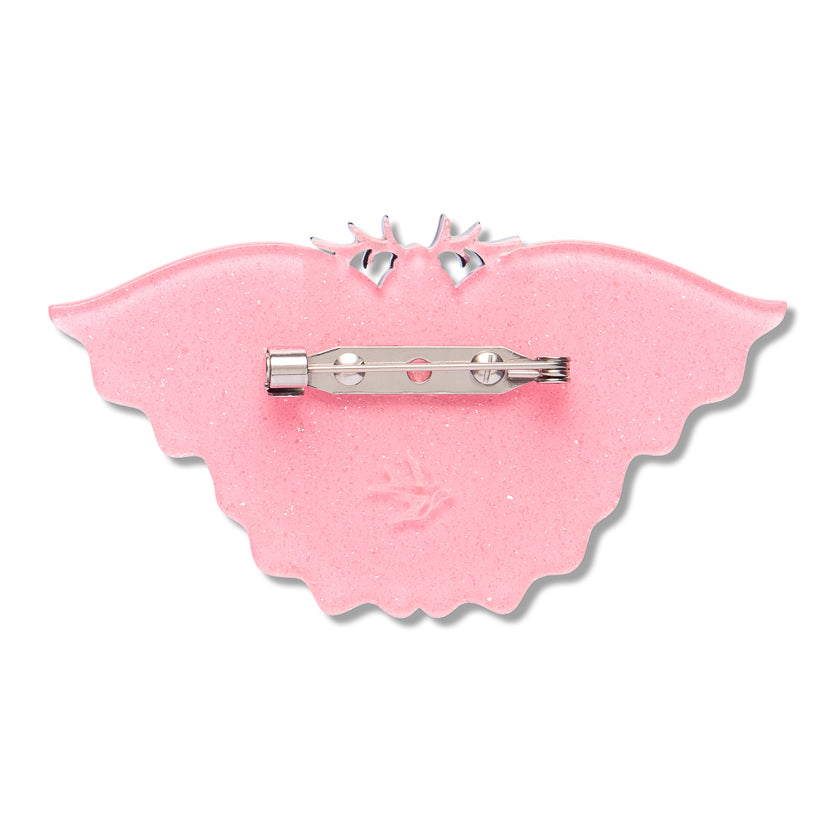 Flutter by Night Brooch
