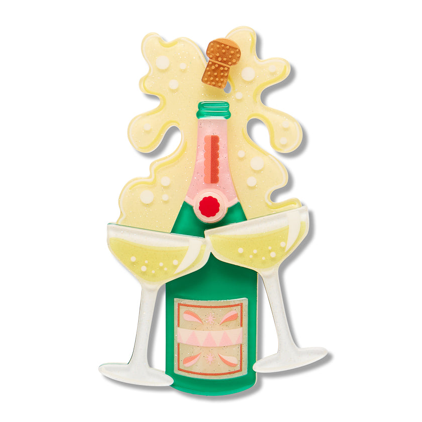 Raise a Glass Brooch