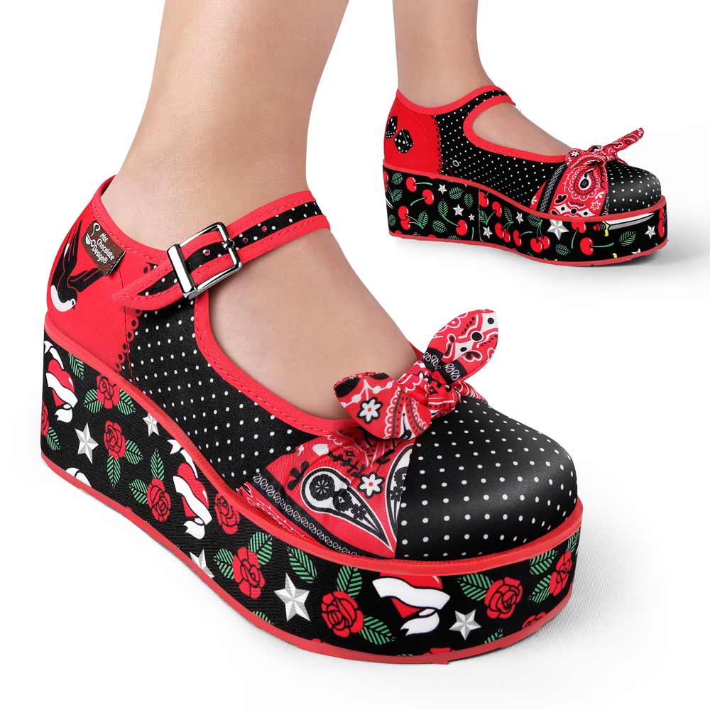 Chocolaticas® Rockabilly Women's Platform