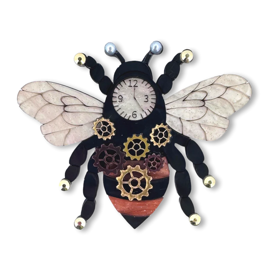 Steampunk Bee Brooch