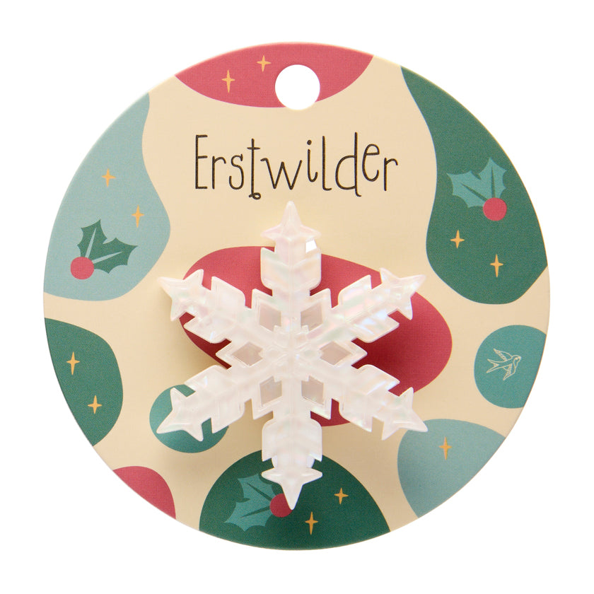 Snowflake Mini Brooch - Erstwilder Simplified