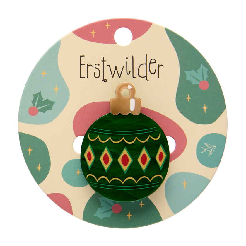 Bauble Mini Brooch - Erstwilder Simplified