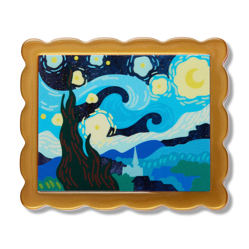 Van Gogh Mini Brooch - Erstwilder Simplified