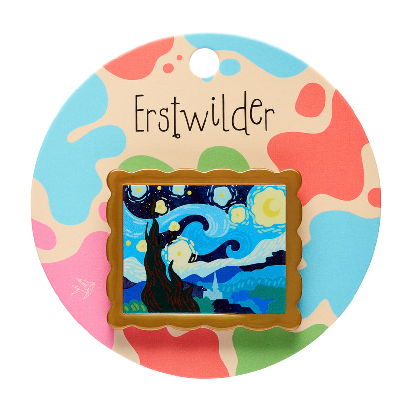 Van Gogh Mini Brooch - Erstwilder Simplified