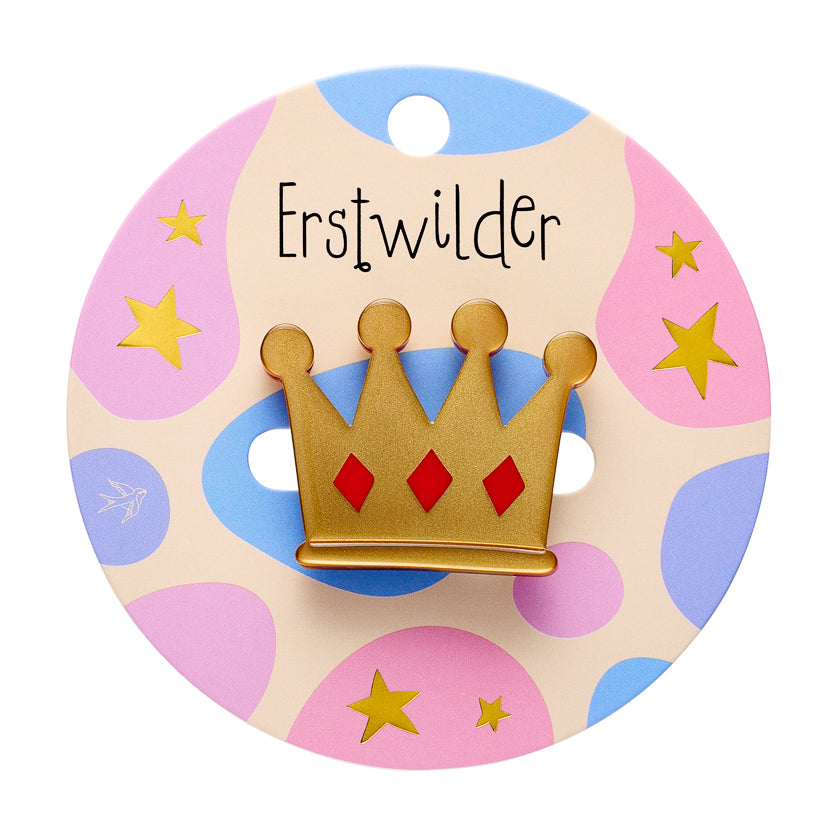 Crown Mini Brooch - Erstwilder Simplified