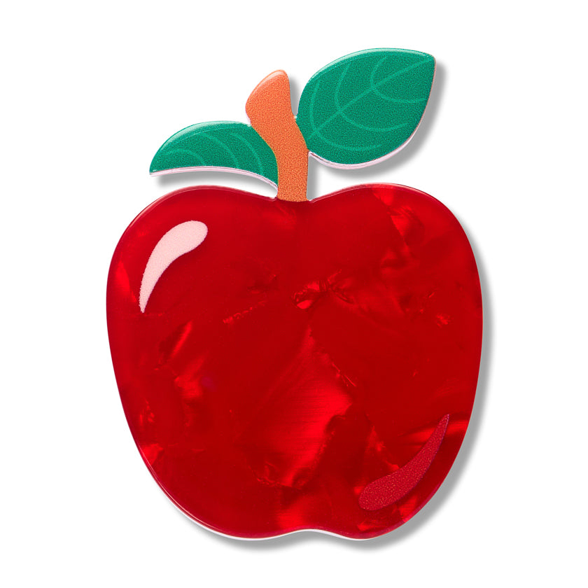 Apple Mini Brooch - Erstwilder Simplified