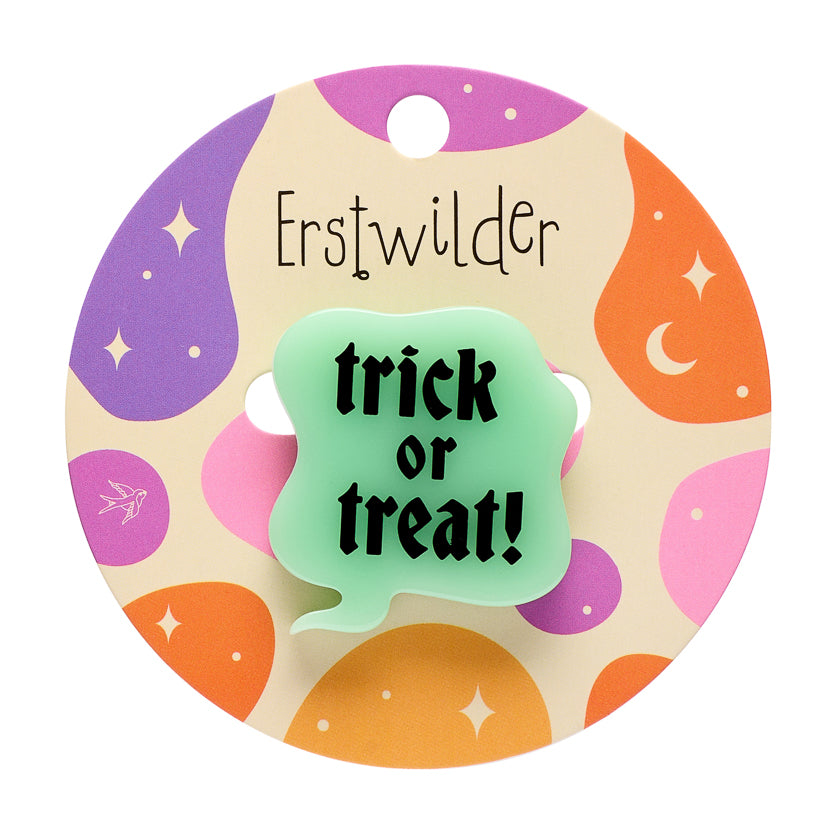 Trick or Treat! Mini Brooch - Erstwilder Simplified