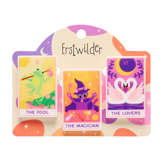 Tarot Simplified Mini Brooch 3 Piece Set - Erstwilder Simplified