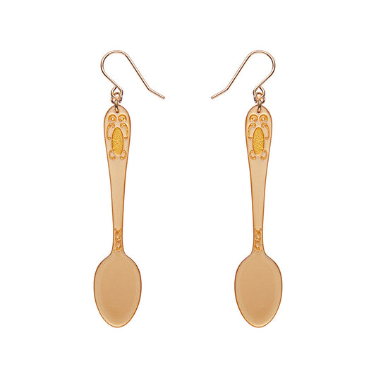 Spoon Please Drop Earrings - Gold