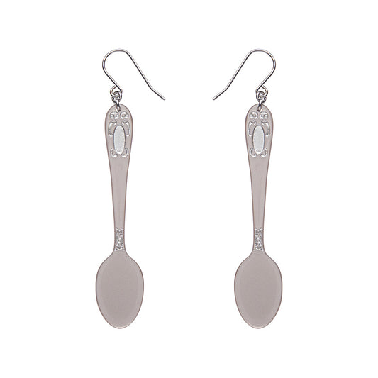 Spoon Please Drop Earrings - Silver