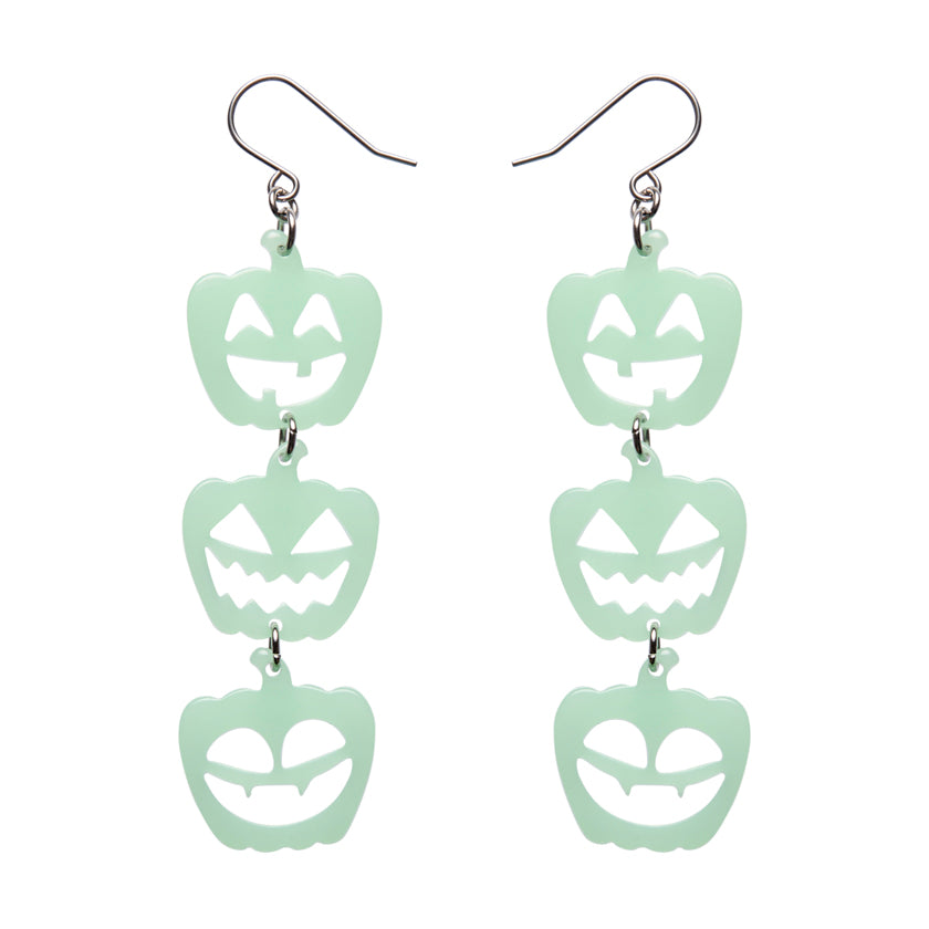 Halloween Pumpkin's Drop Earrings - Glow in the Dark
