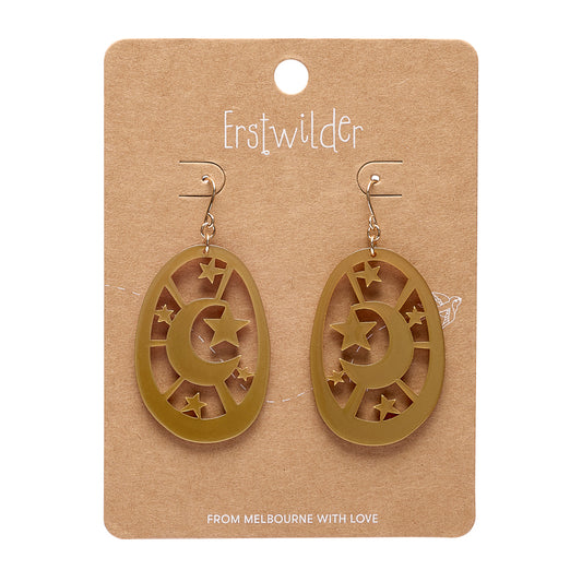 Moonlight Drop Earrings ~ Gold