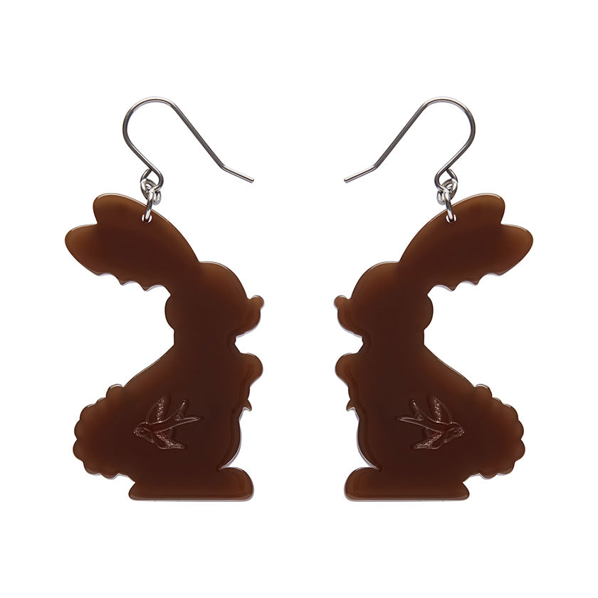 Cocoa the Bunny Drop Earrings