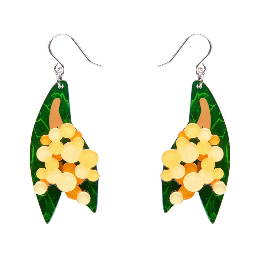 Golden Wattle Earrings
