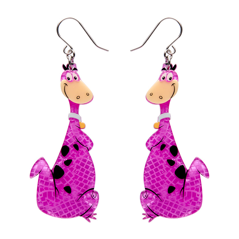Dino Flintstone Drop Earrings