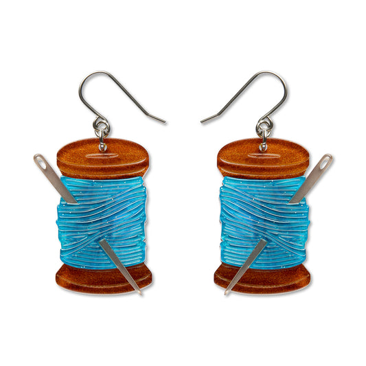 Thread the Needle Drop Earrings