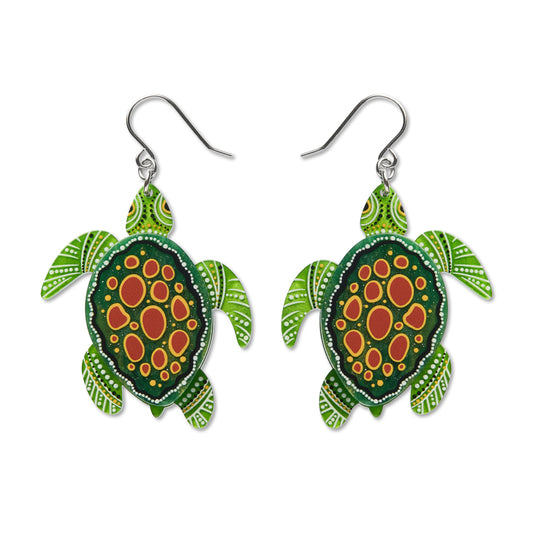Yaunati (Turtle) Drop Earrings
