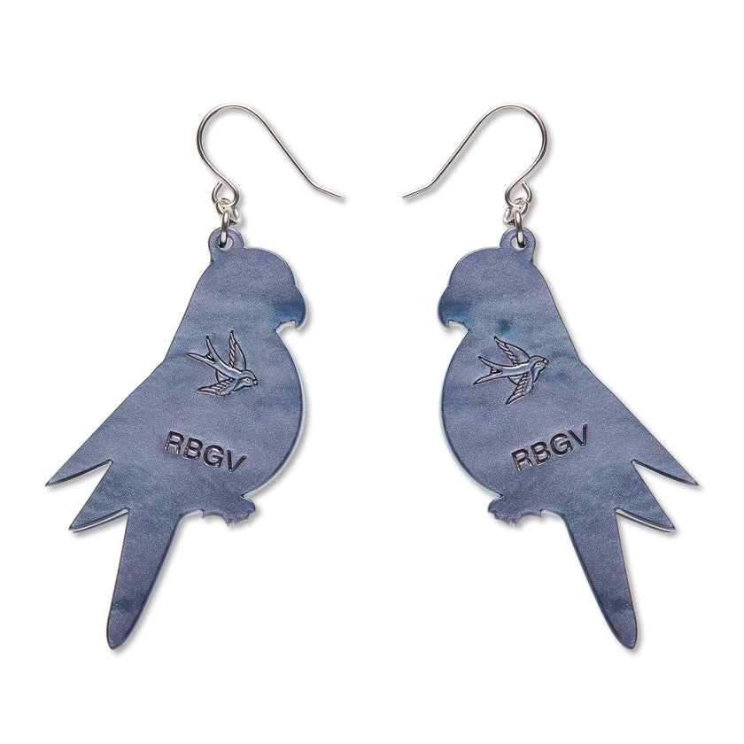 Eastern Rosella Drop Earrings