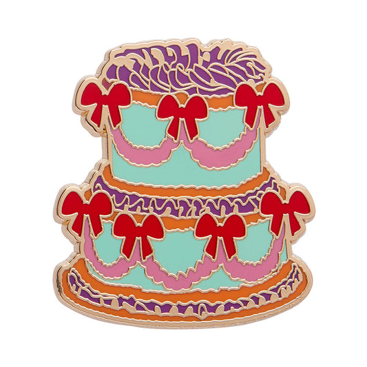 Vintage Dreams Showstopper Cake Enamel Pin