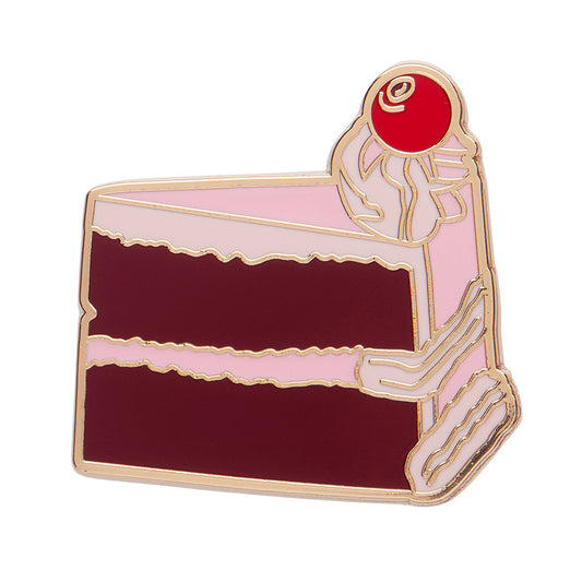 Romance isn't Dead Cake Enamel Pin