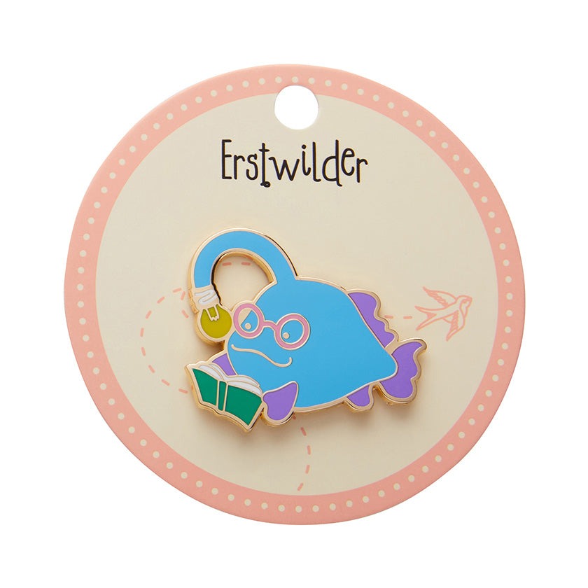 Bright eyed Bibliophile Enamel Pin