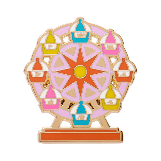 A Wheely Good View Enamel Pin