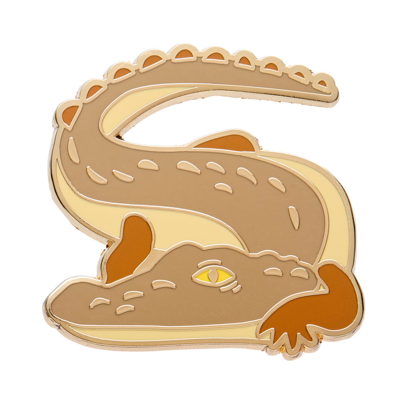 Crikey the Saltwater Crocodile Enamel Pin