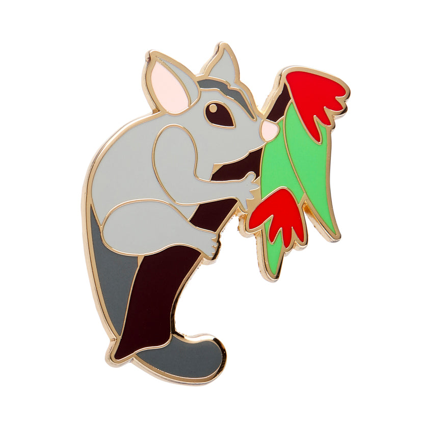 Penny the Possum Enamel Pin – Rockamilly
