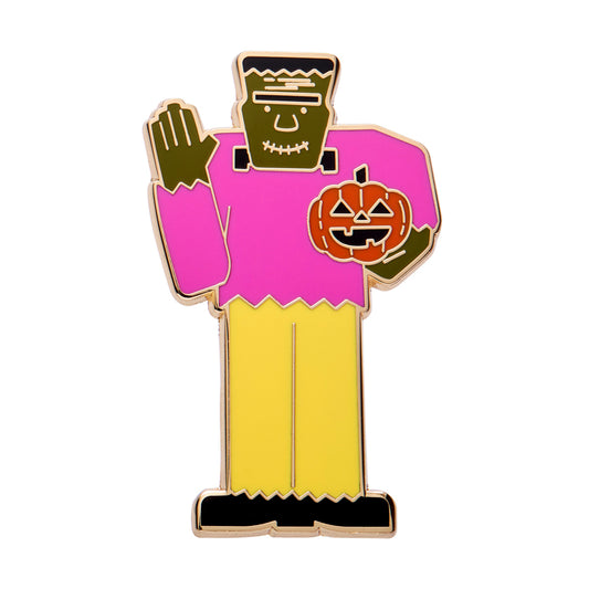 Frankenstein's Friendly Monster Enamel Pin