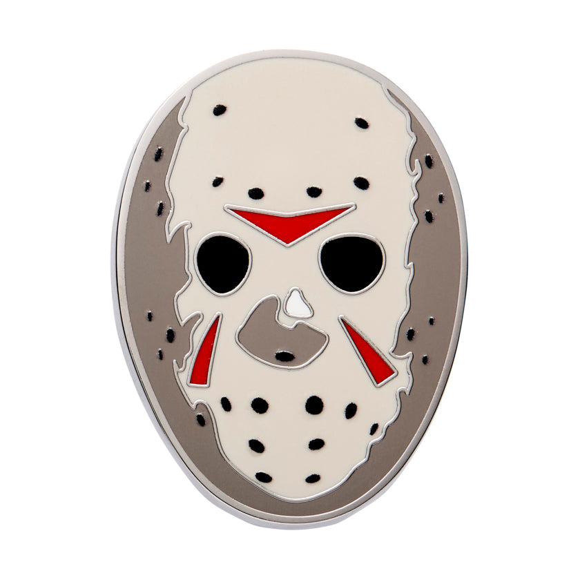 Jason Voorhees Mask Enamel Pin