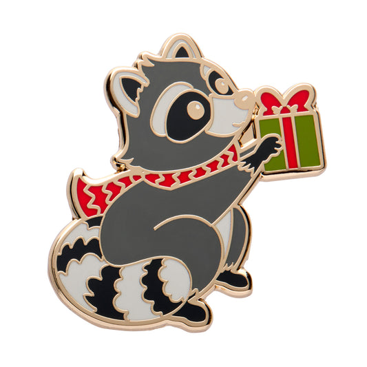Rhi-Rhi the Raccoon Enamel Pin