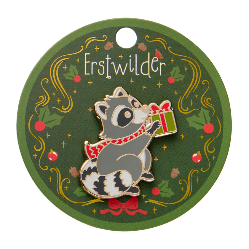 Rhi-Rhi the Raccoon Enamel Pin