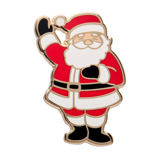 Santa's Surprise Enamel Pin
