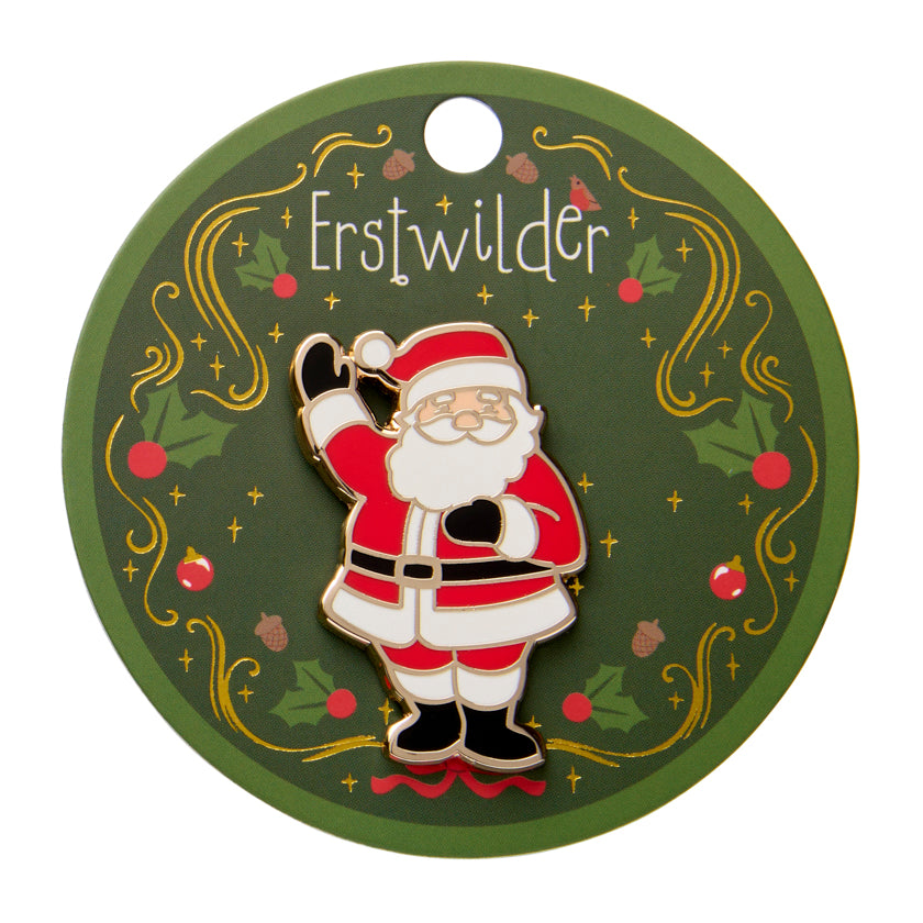 Santa's Surprise Enamel Pin