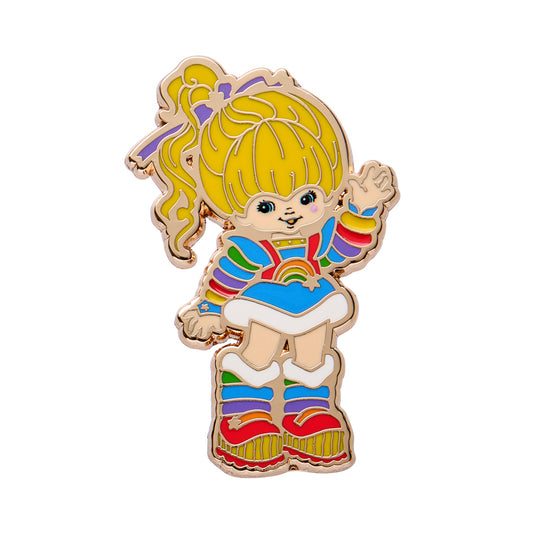 Rainbow Brite Says Hello Enamel Pin