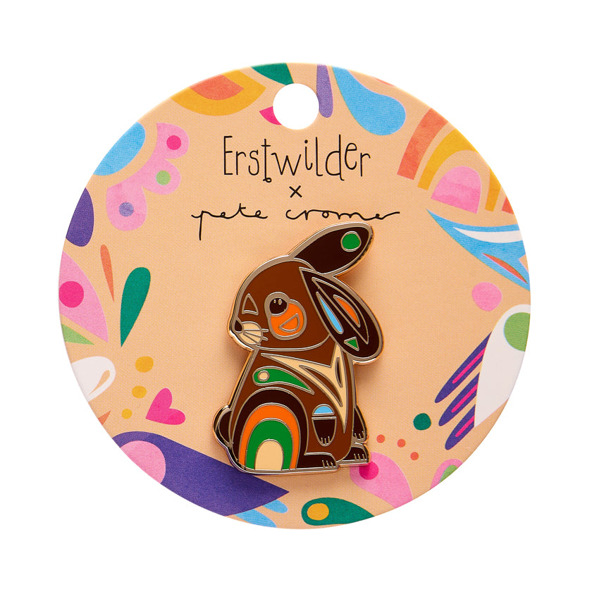 Milo the Bunny Enamel Pin