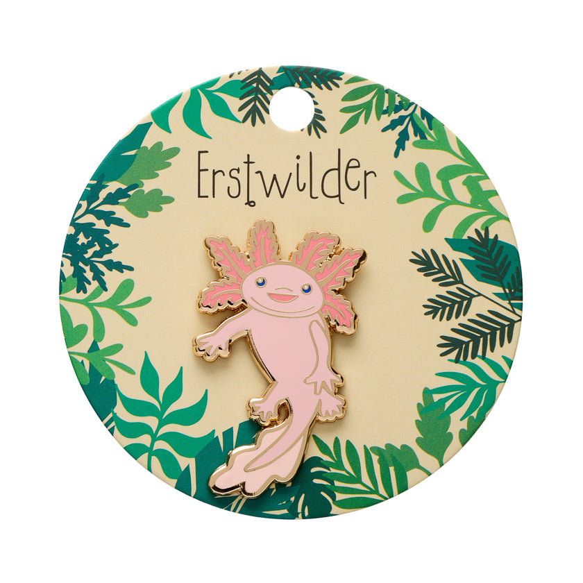 Axolotl Enamel Pin