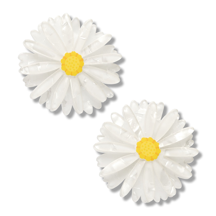 Cut-Leaf Daisy Hair Clips - 2 Piece