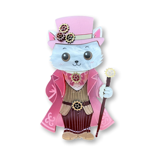 Mr. Cogsworth Brooch